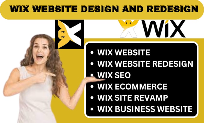 Gig Preview - Do wix store design wix website redesign wix product listing wix seo