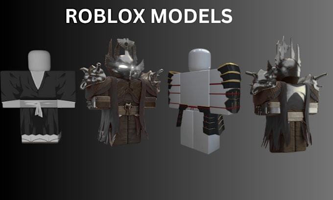 Gig Preview - Unique roblox avatar character horror game character 3d roblox model accessories