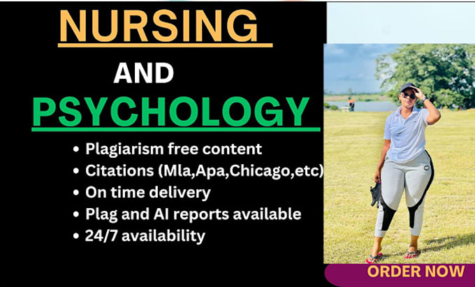 Gig Preview - Do content in nursing, sociology, social work, public health, and history