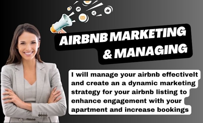 Gig Preview - Do airbnb promotion airbnb marketing airbnb booking manage your airbnb listing