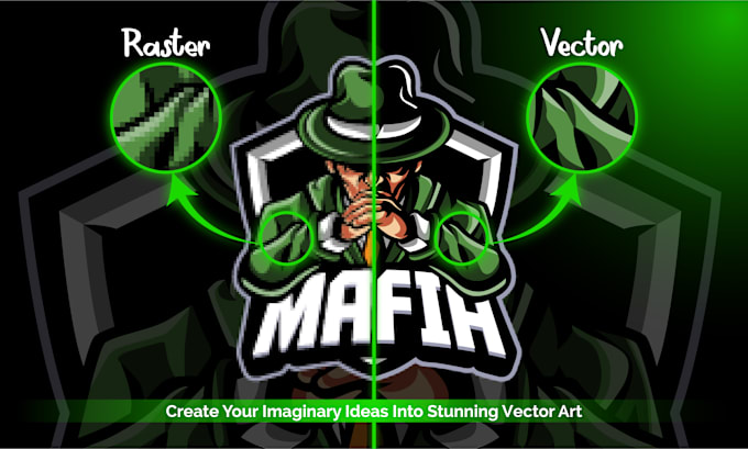 Gig Preview - Create your images into stunning vector