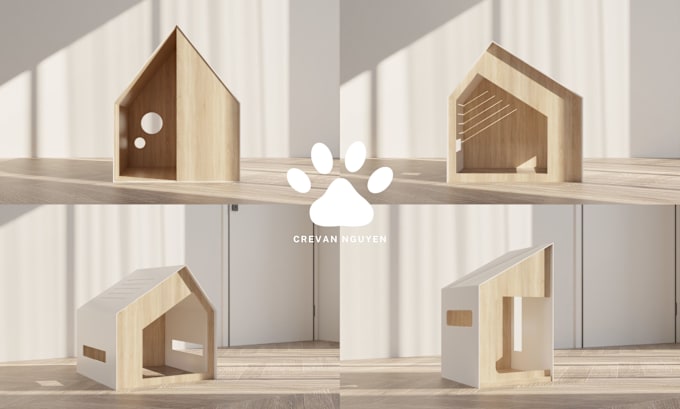 Gig Preview - Design pet house for cats and dogs