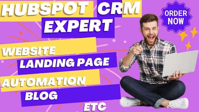 Gig Preview - Develop editable your hubspot crm, hubspot automation website landing page blog