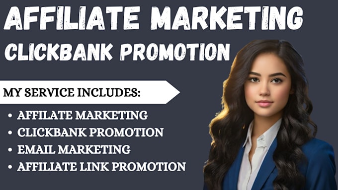 Gig Preview - Promote affiliate marketing, do email list, sales funnel clickbank amazon sales