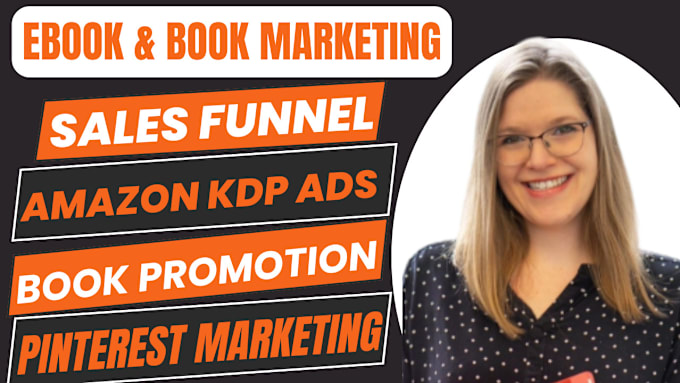 Gig Preview - Do book promotion amazon book promotion pinterest marketing  ebook sales funnel