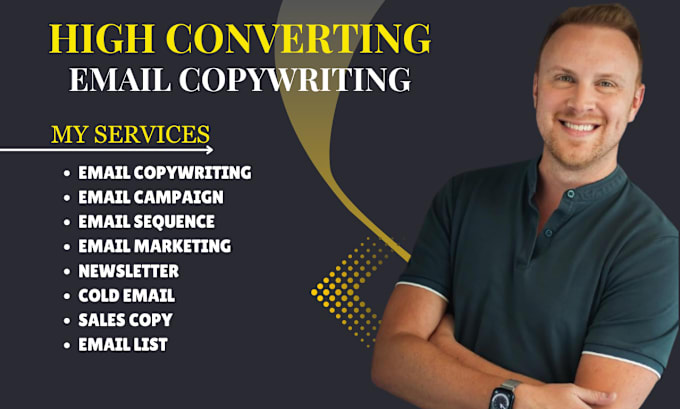 Gig Preview - Create converting email copywriting campaign sequence cold email newsletter