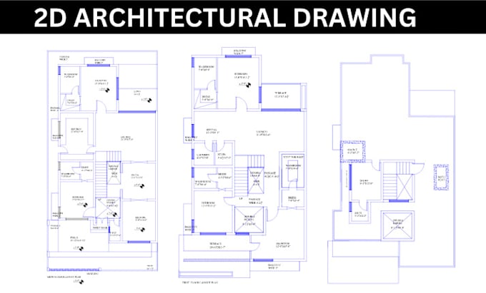 Gig Preview - Draw and redraw 2d architectural drawings