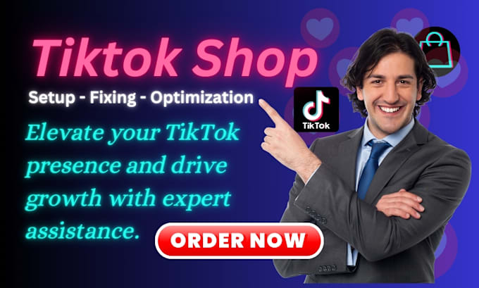 Gig Preview - Setup dropshiping tiktok shop and manage tiktok ads