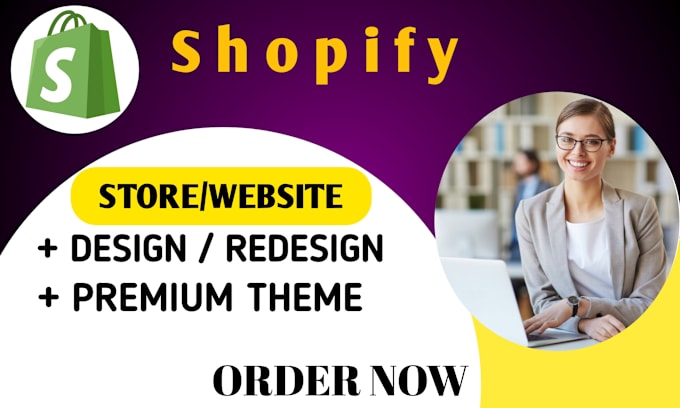 Gig Preview - Design and redesign shopify website, shopify store design