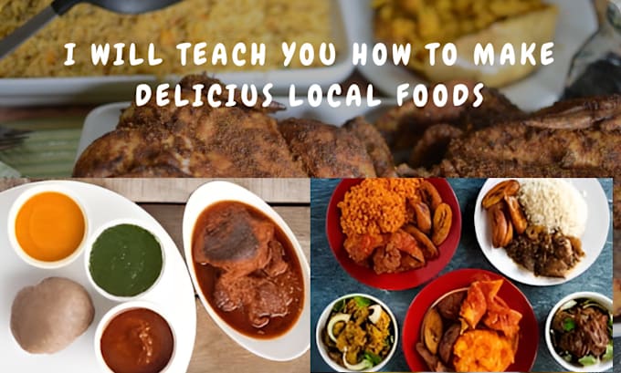 Gig Preview - Teach you how to make delicious local food and write cookbook recipe for you