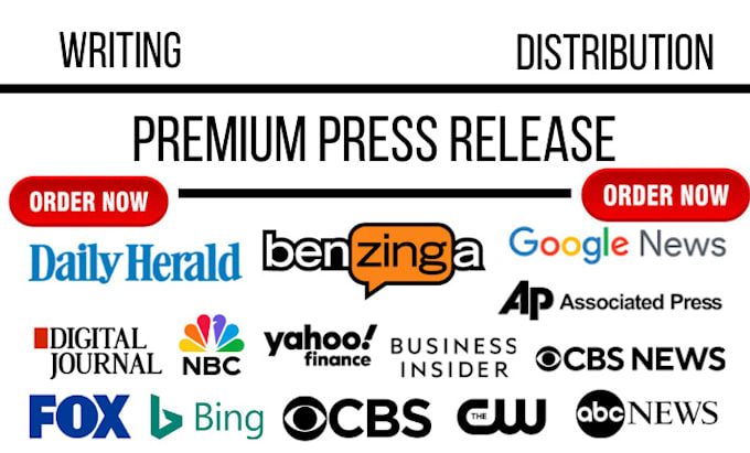 Gig Preview - Write and distribute press release press release writing and submit pr