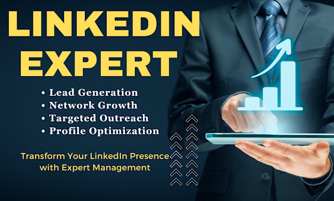 Bestseller - be your linkedin manager to grow followers, build connections and generate leads