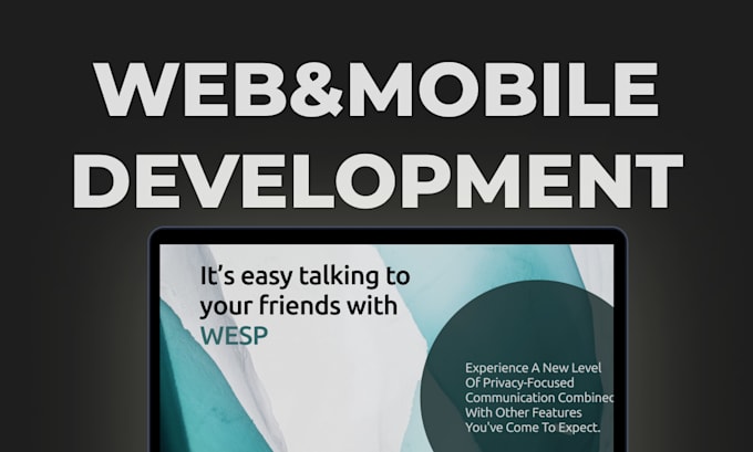 Gig Preview - Complete web and mobile development design to deployment