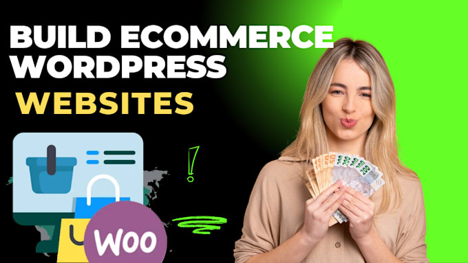 Gig Preview - Build ecommerce website or customize woo commerce wordpress website