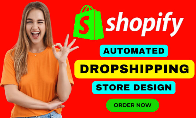 Gig Preview - Build automated shopify dropshipping store shopify website or shopify store