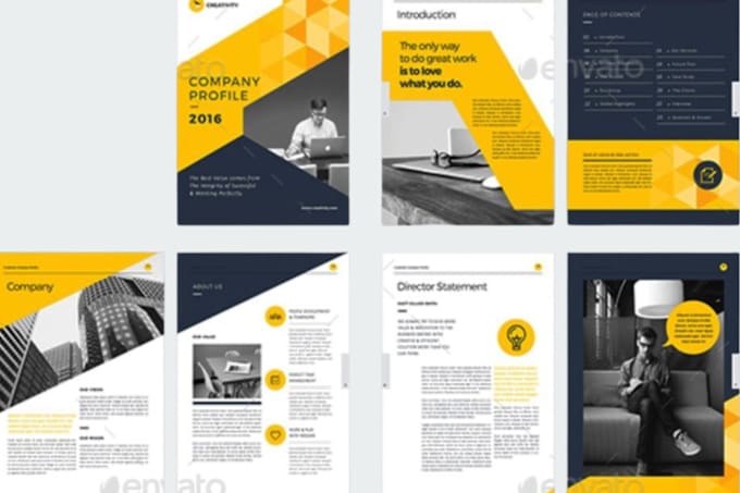 Bestseller - design company profiles, brochures, and reports