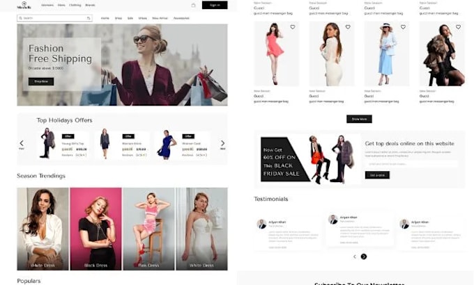 Bestseller - create a streetwear shopify website for your clothing brand