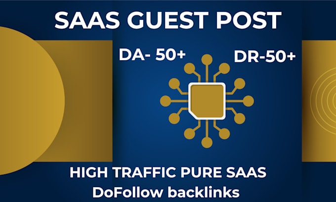 Gig Preview - Publish high da pure saas guest post at pure saas sites