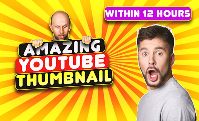 Gig Preview - Create attractive youtube thumbnail in 12 hours