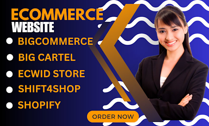 Gig Preview - Build big cartel store, big commerce, ecwid store, shift4shop, shopify website