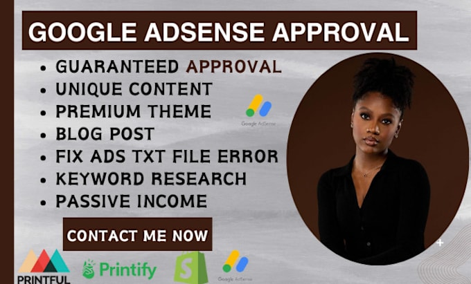 Gig Preview - Guarantee google adsense approval fix adsense error ads txt file