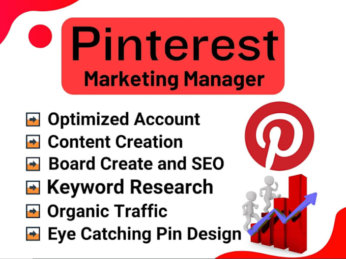 Gig Preview - Pinterest social media manager,christain pin content creator pins and boards seo