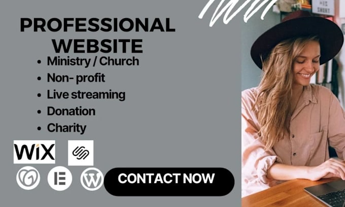 Gig Preview - Build responsive charity, nonprofit and church website