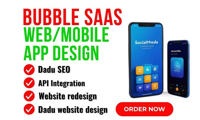 Gig Preview - Do bubble io saas mvp tutor nocode crm marketplace job adalo mobile web app dev