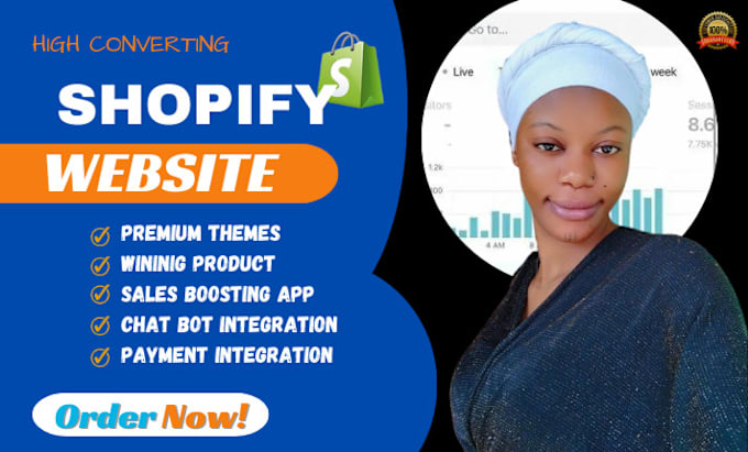 Gig Preview - Design profitable branded shopify website or  highticket dropship store