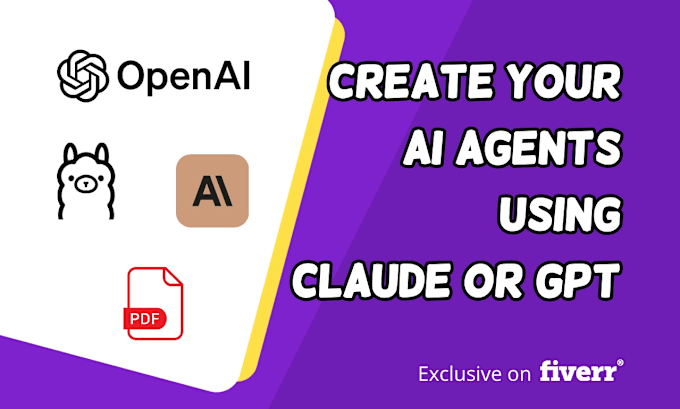 Gig Preview - Create your custom ai agents