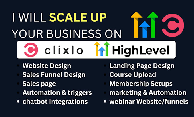 Gig Preview - Build go high level website, sales funnel expert in click funnels, gohighlevel