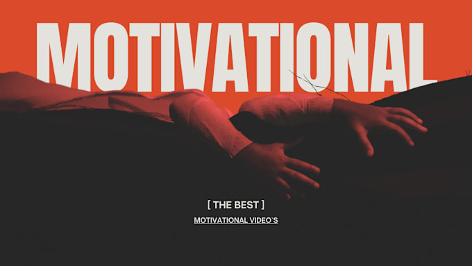 Bestseller - edit motivational youtube video