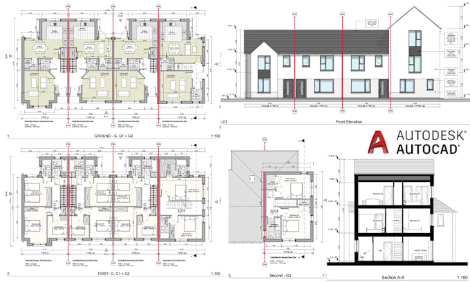 Gig Preview - Draw 2d floor plan, architecture floor plan, framing plan, autocad foundation