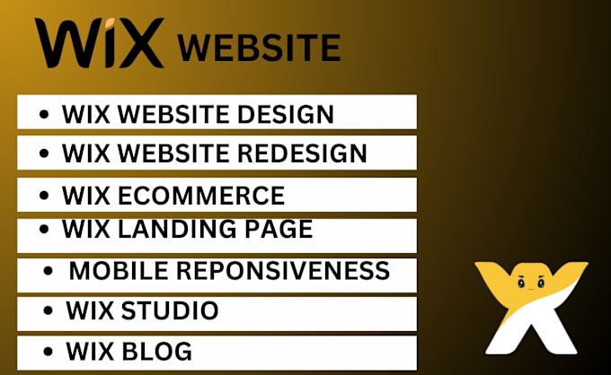 Gig Preview - Wix website redesign wix website design wix website fix wix clone wix ecommerce