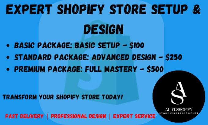 Gig Preview - Design shopify cap store, hat store, google adwords, CPM, website design and SEO