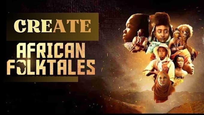 Gig Preview - Create a captivating ai video art for african folktales and stories