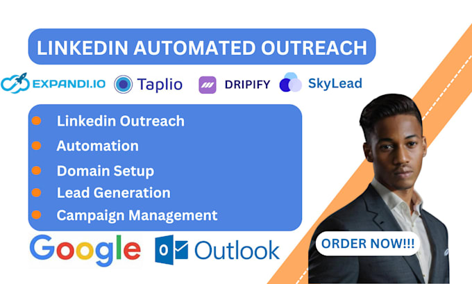 Gig Preview - Setup expandi io skylead taplio dripify for linkedin outreach automation