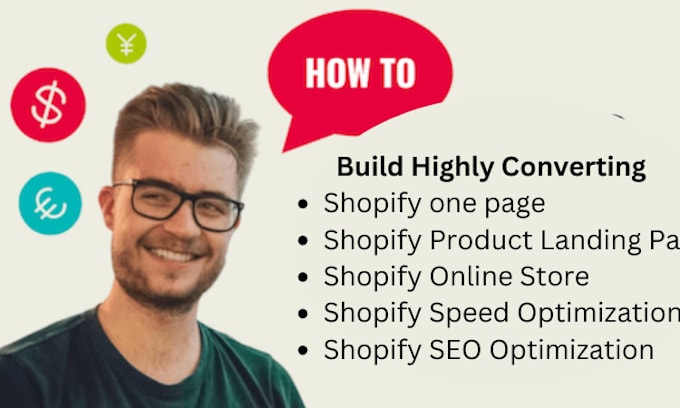 Gig Preview - Redesign shopify one page shopify product landing page shopify product listing