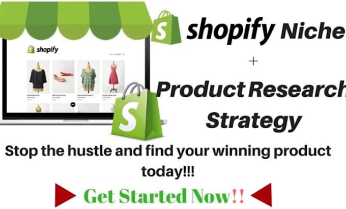 Gig Preview - Do shopify dropshipping product research or find winning products