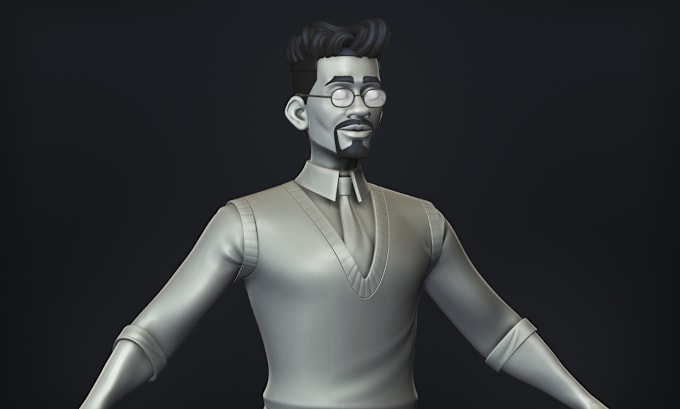 Gig Preview - Sculpt high quality 3d model for 3d printing,  3d character animation, 3d model