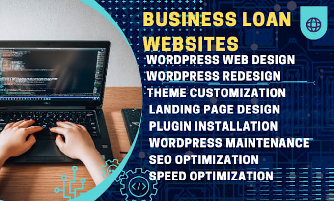 Gig Preview - Create a custom business loan website tailored to your needs