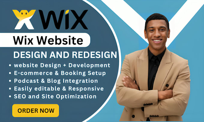 Gig Preview - Wix website design, wix website redesign, wix website redesign, wix design