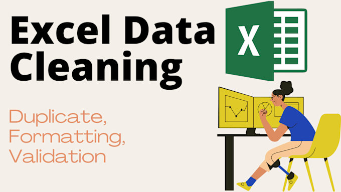 Bestseller - do excel data cleaning data entry formatting and more