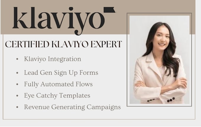 Gig Preview - Do email marketing klaviyo automation