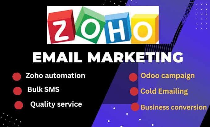 Gig Preview - Convert business with zoho automation convert kit bulk sms odoo campaign