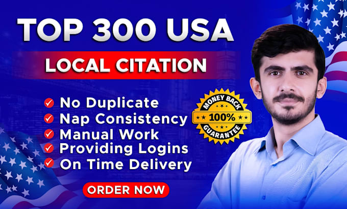 Bestseller - build top 300 USA local citations for your business SEO