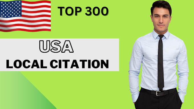 Gig Preview - List your business in 300 USA local citation