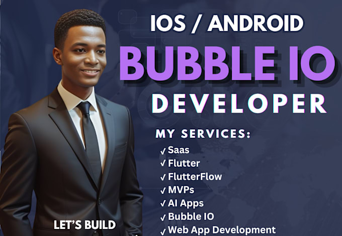 Gig Preview - Build bubble io website bubble saas bubble mvp  figma bubble app developer