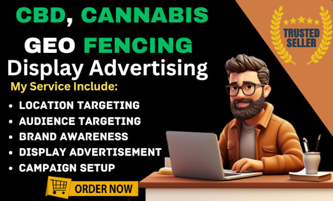 Gig Preview - Setup geofencing ads campaign to grow cbd, cannabis marketing your business area