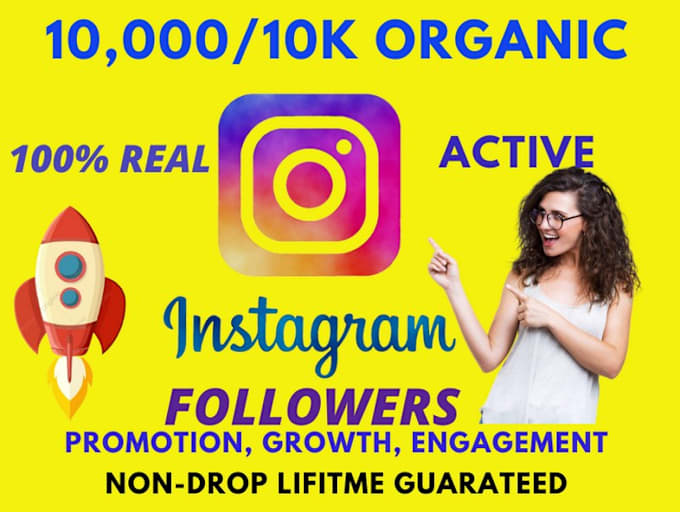 Gig Preview - Fast instagram promotion on followers non drop guarantee